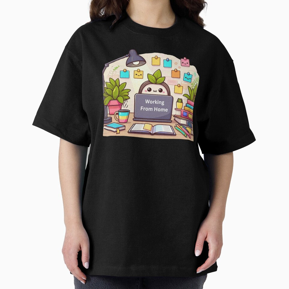 Working From Home by Myra365Art T-Shirts, Hoodie, Sweatshirt | BlankRebels.com (Image 2)