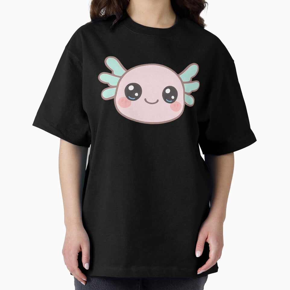 Cute Axolotl Face | Kawaii Axolotl by stylishdzign T-Shirts, Hoodie, Sweatshirt | BlankRebels.com (Image 2)