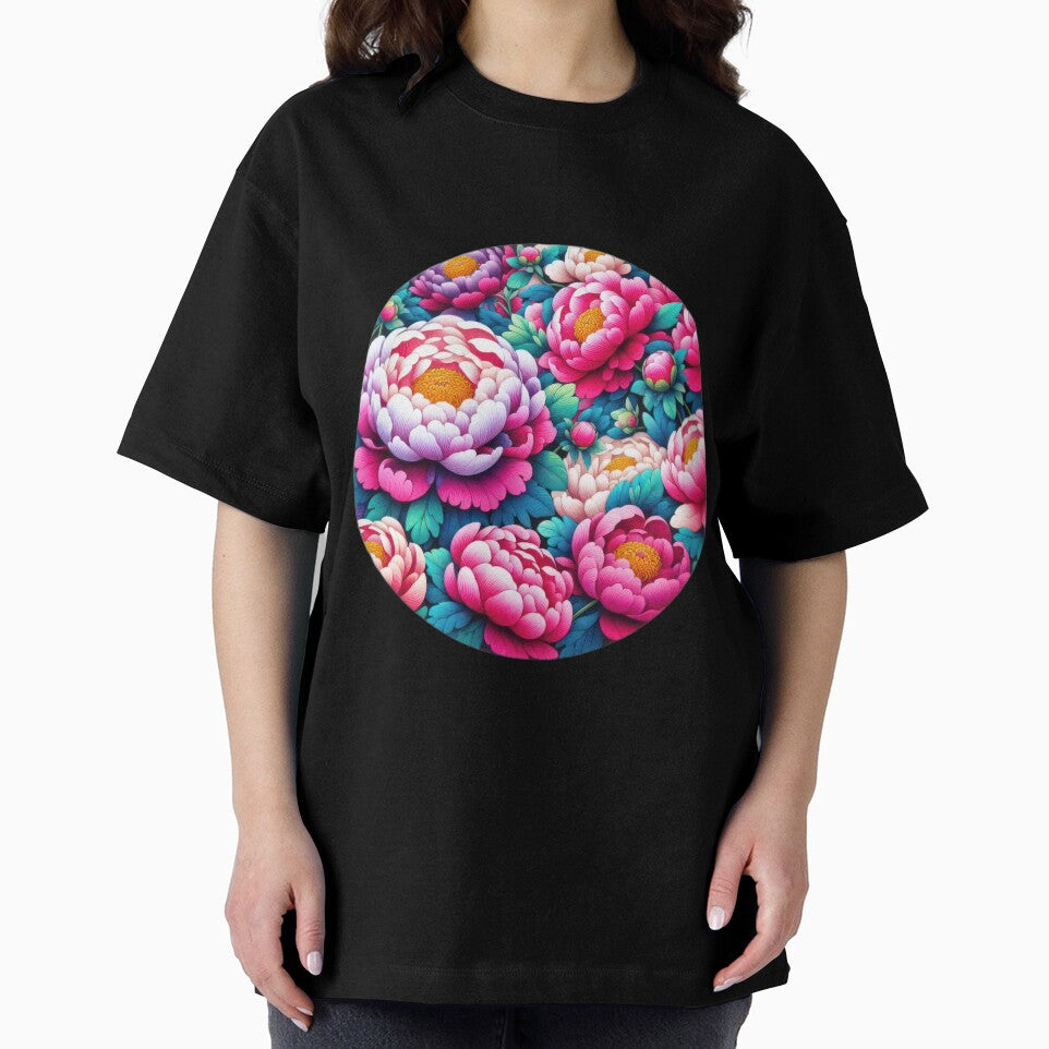 Colored peonies retro floral flowers by Expressions-Sel T-Shirts, Hoodie, Sweatshirt | BlankRebels.com (Image 2)