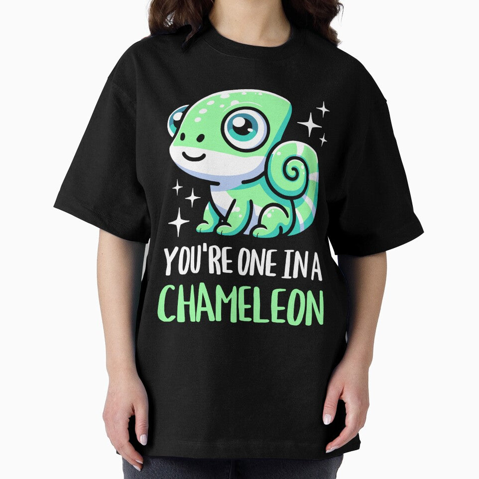 You're One In A Chameleon! Cute Chameleon Pun by PMCreative
