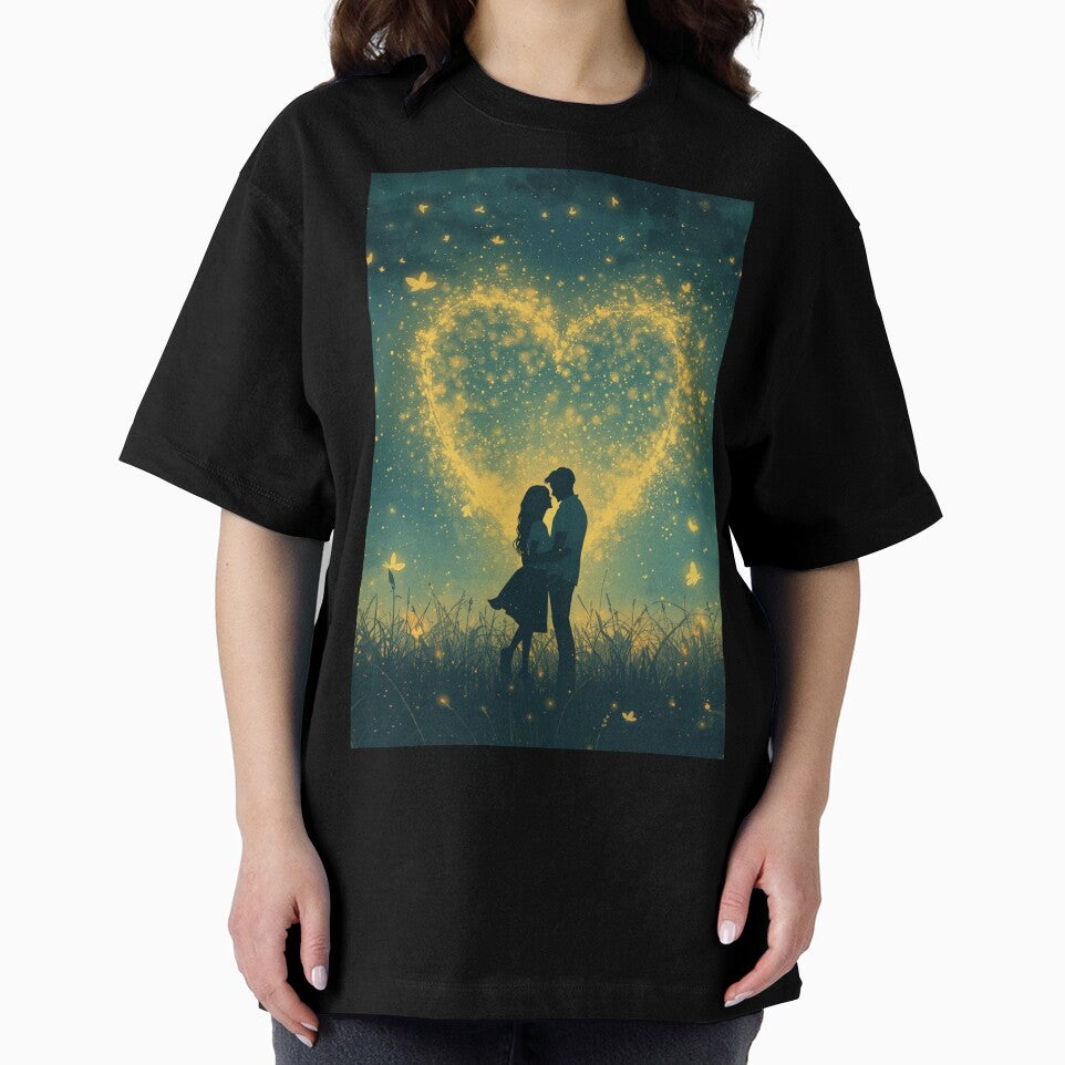 Couple In night of stars with heart by Anisha  Vaz T-Shirts, Hoodie, Sweatshirt | BlankRebels.com (Image 2)