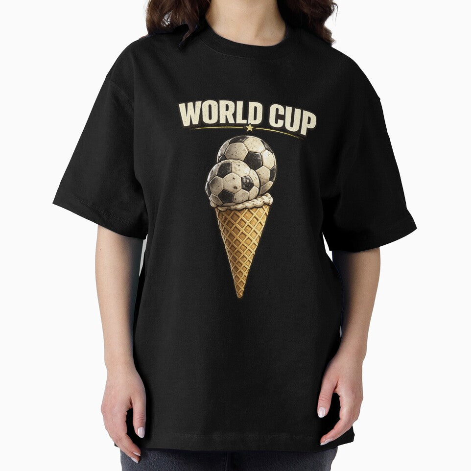 World cup ice cream cone football by vecart34