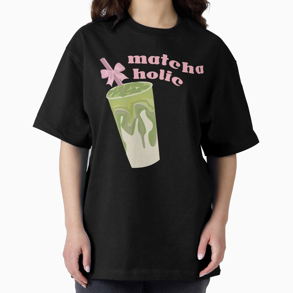 Matchaholic Matcha Latte Sticker by burmacat T-Shirts, Hoodie, Sweatshirt | BlankRebels.com (Image 2)