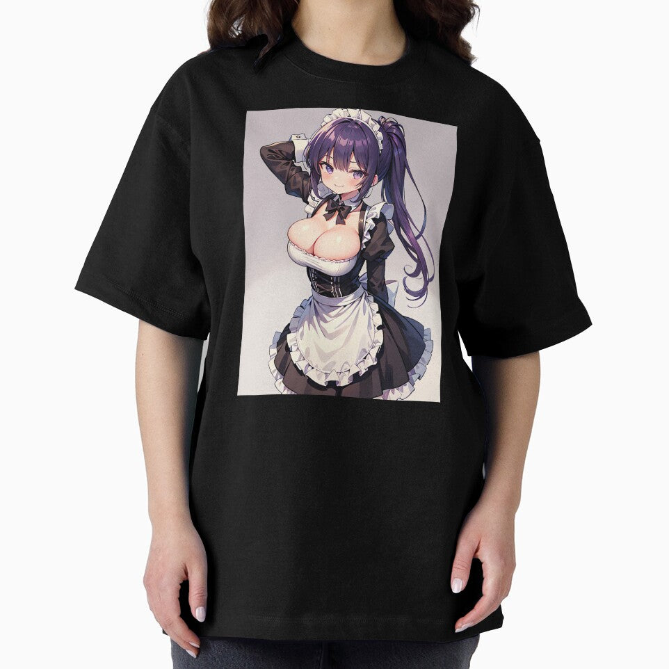 Clean Purple Hair Maid Waifu by EnchantedAnime T-Shirts, Hoodie, Sweatshirt | BlankRebels.com (Image 2)