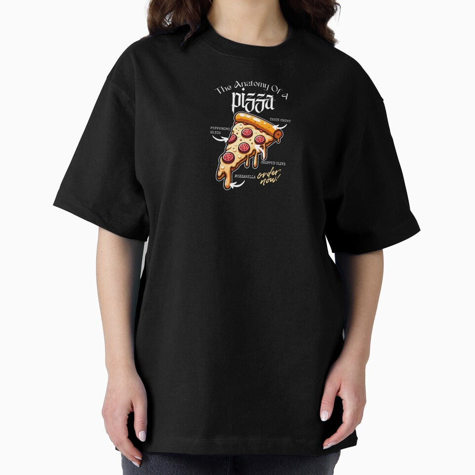 The Anatomy Of Pizza Slice by The magic  Yellow bus T-Shirts, Hoodie, Sweatshirt | BlankRebels.com (Image 2)