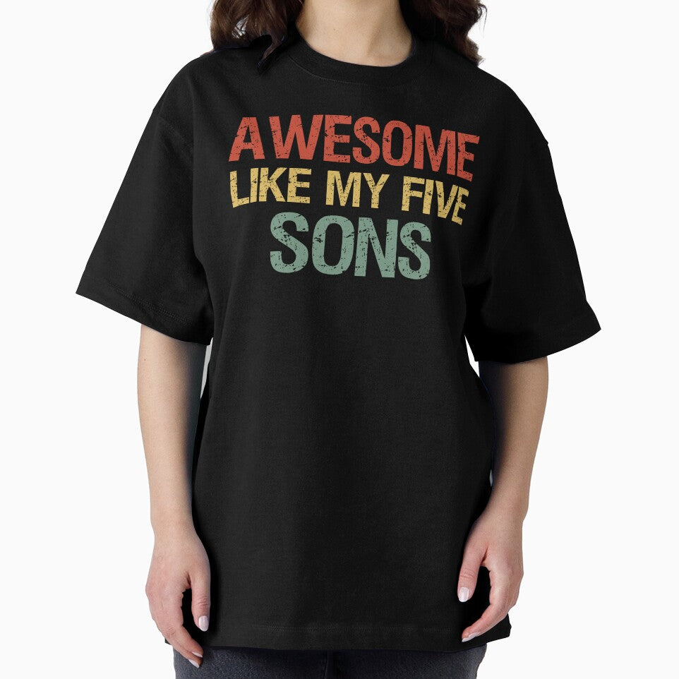 Awesome Like My Five Sons I by Lemon Pepper T-Shirts, Hoodie, Sweatshirt | BlankRebels.com (Image 2)