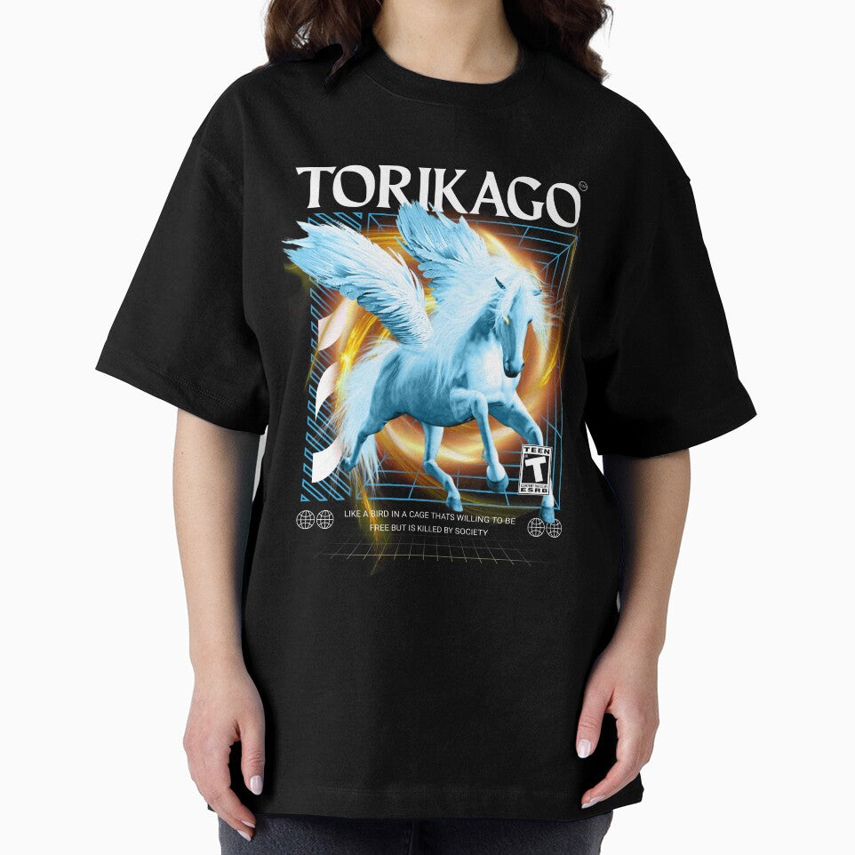 Pegasus Authentic Urban style Design T-shirt by torikagowear