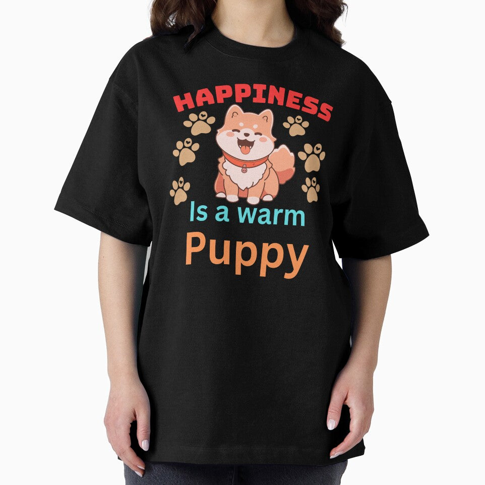 Happiness is a warm puppy by Pawprintgallary T-Shirts, Hoodie, Sweatshirt | BlankRebels.com (Image 2)