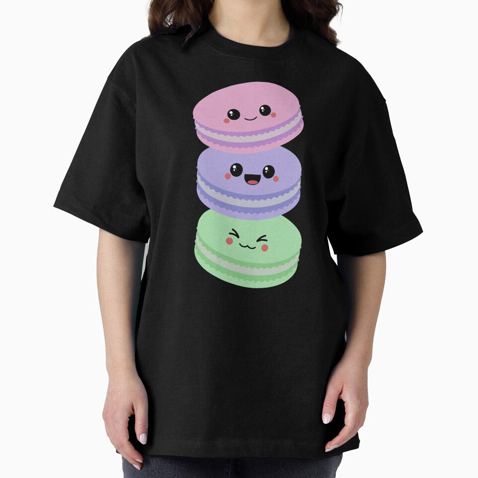 Kawaii Macaron Stack by sasyall T-Shirts, Hoodie, Sweatshirt | BlankRebels.com (Image 2)