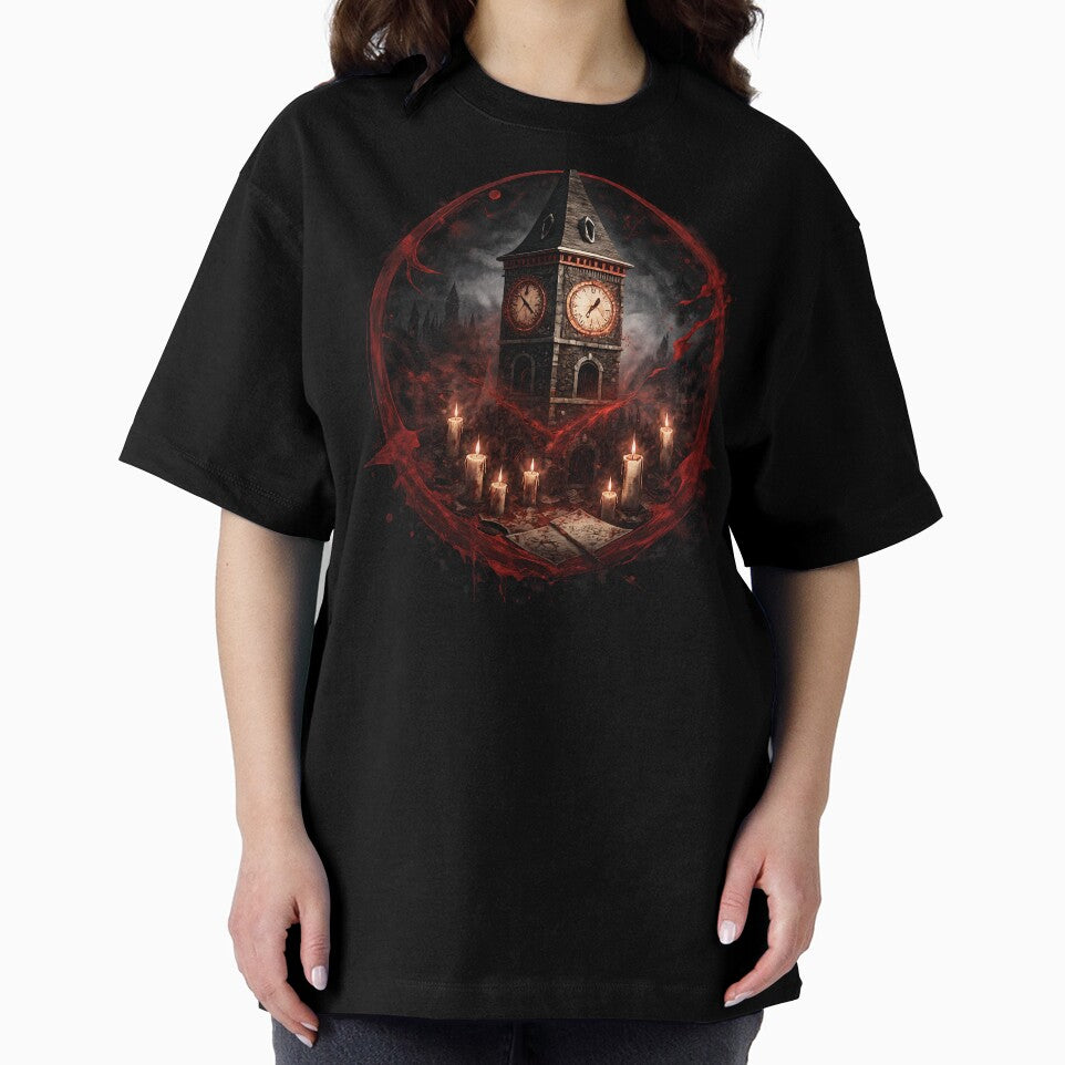 BOTC - A Blood splattered clocktower - The Ritual Hour by creative-cub T-Shirts, Hoodie, Sweatshirt (Image 2)
