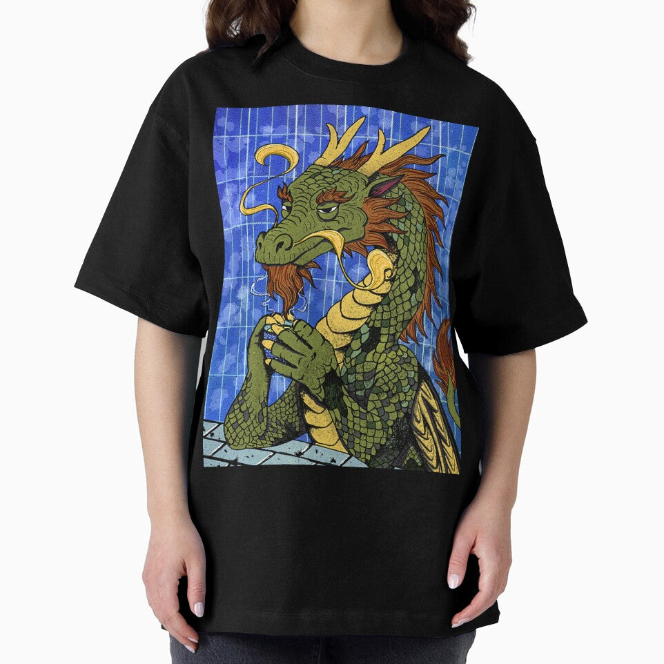 Green Tea Dragon by DarkRoastDragon T-Shirts, Hoodie, Sweatshirt | BlankRebels.com (Image 2)