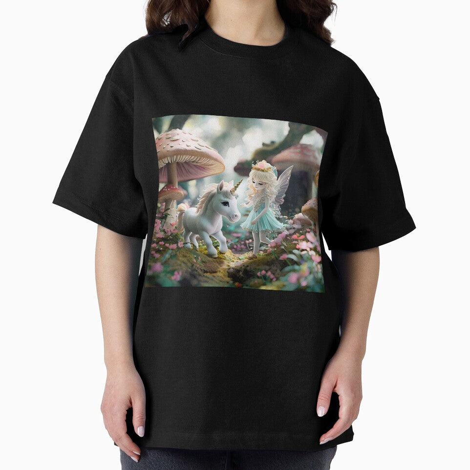 Unicorn and fairy in a miniature moon by Collection de trésors T-Shirts, Hoodie, Sweatshirt | BlankRebels.com (Image 2)