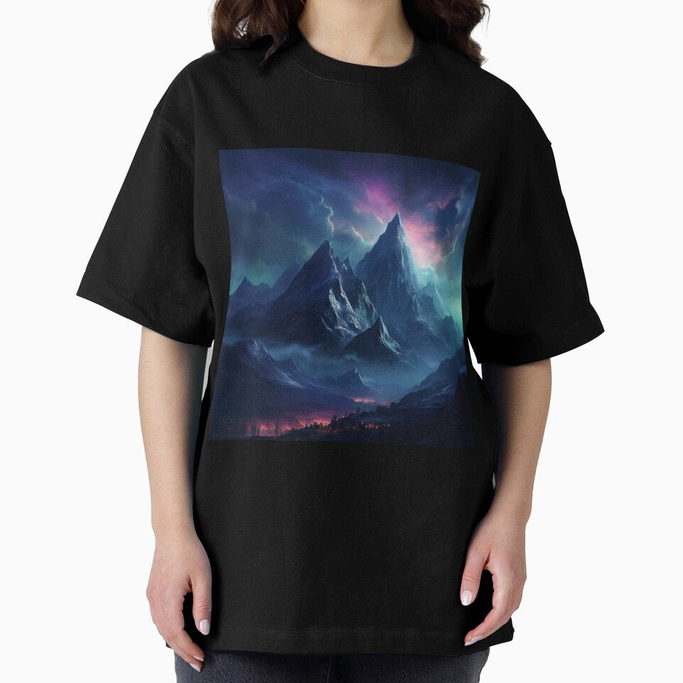 Fantasy Landscape - Eaglecrest Peaks by Fantasy Masterpiece T-Shirts, Hoodie, Sweatshirt | BlankRebels.com (Image 2)