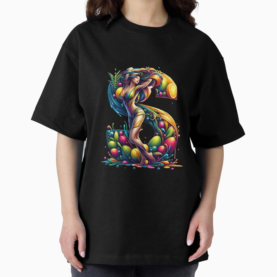 Splash of the tropical fruits in Letter S initials by ZulryLifestyles