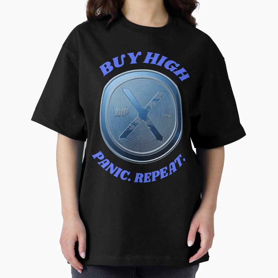 Buy High Panic Repeat – XRP Crypto Investor Humor by LintonGriffin T-Shirts, Hoodie, Sweatshirt | BlankRebels.com (Image 2)