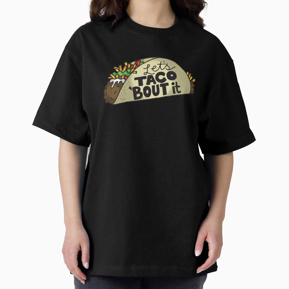 Let's Taco Bout It, Funny Taco Lover Gift by VintageMashup
