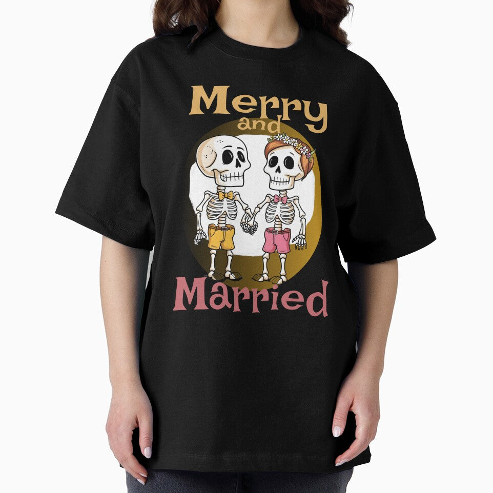 Merry and Married Couple Skeletons by Kolekzion T-Shirts, Hoodie, Sweatshirt | BlankRebels.com (Image 2)