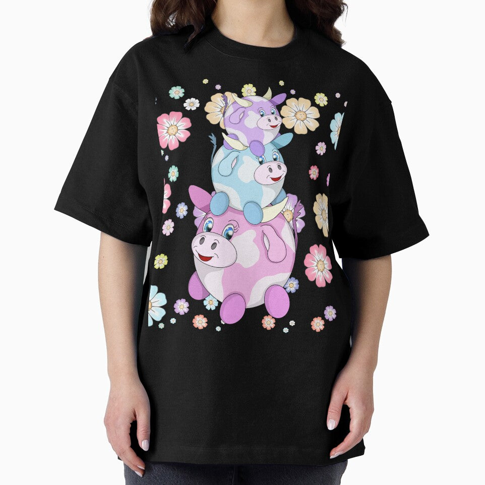 cartoon bubble cows by BeingNow