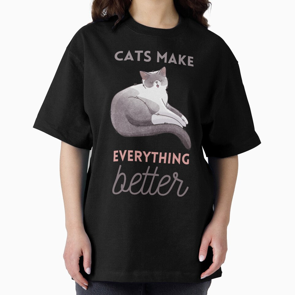 Cats make Everything Better - Blue Point Cat - Gifts for cat lovers by FelineEmporium T-Shirts, Hoodie, Sweatshirt (Image 2)