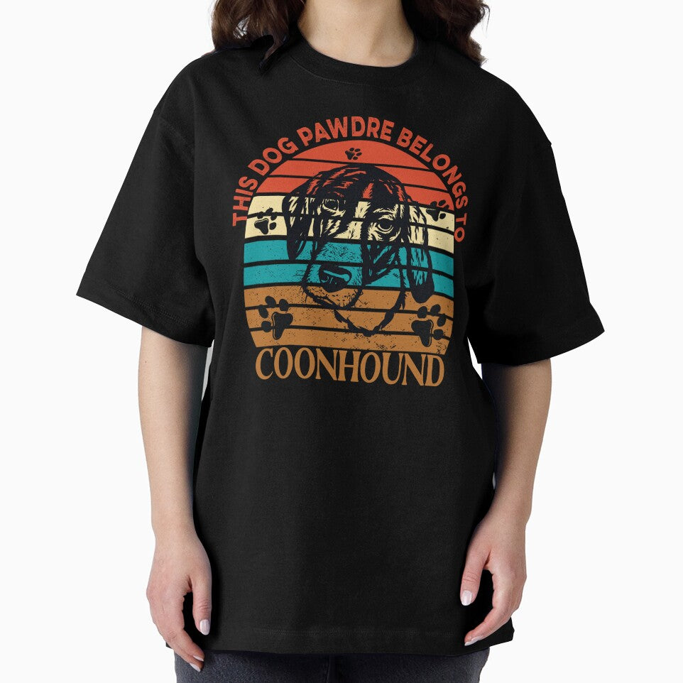 Dog Pawdre Dad Coonhound Owner Vintage by Cuddlythopia T-Shirts, Hoodie, Sweatshirt | BlankRebels.com (Image 2)