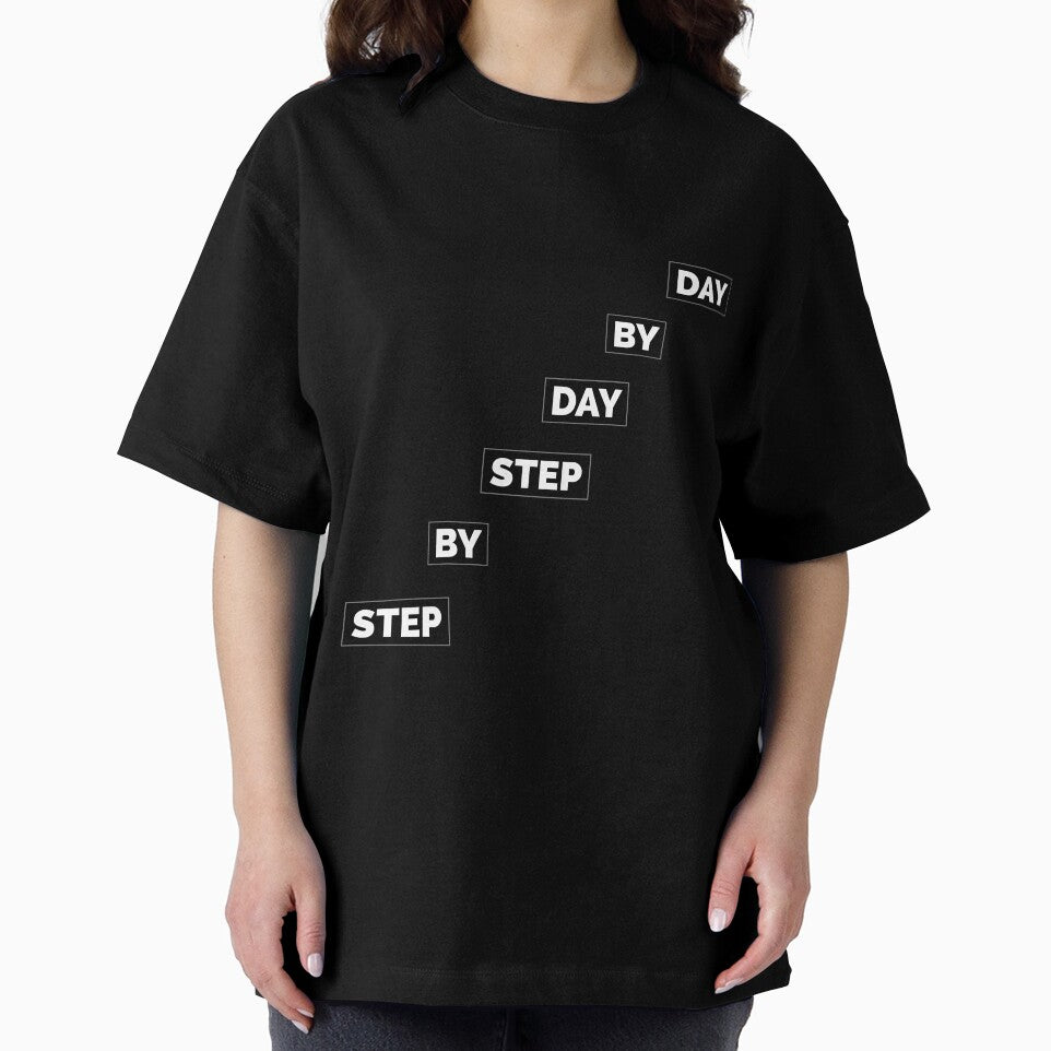 Step by step day by day. don't forget the inspirational word by danfreeze T-Shirts, Hoodie, Sweatshirt (Image 2)