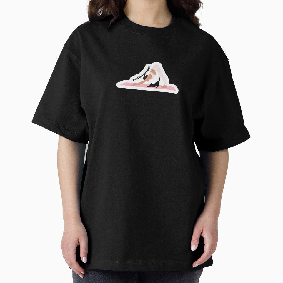 Funny Yoga Sticker – Real Hot Girl Shit by Annotated Aesthetic T-Shirts, Hoodie, Sweatshirt | BlankRebels.com (Image 2)