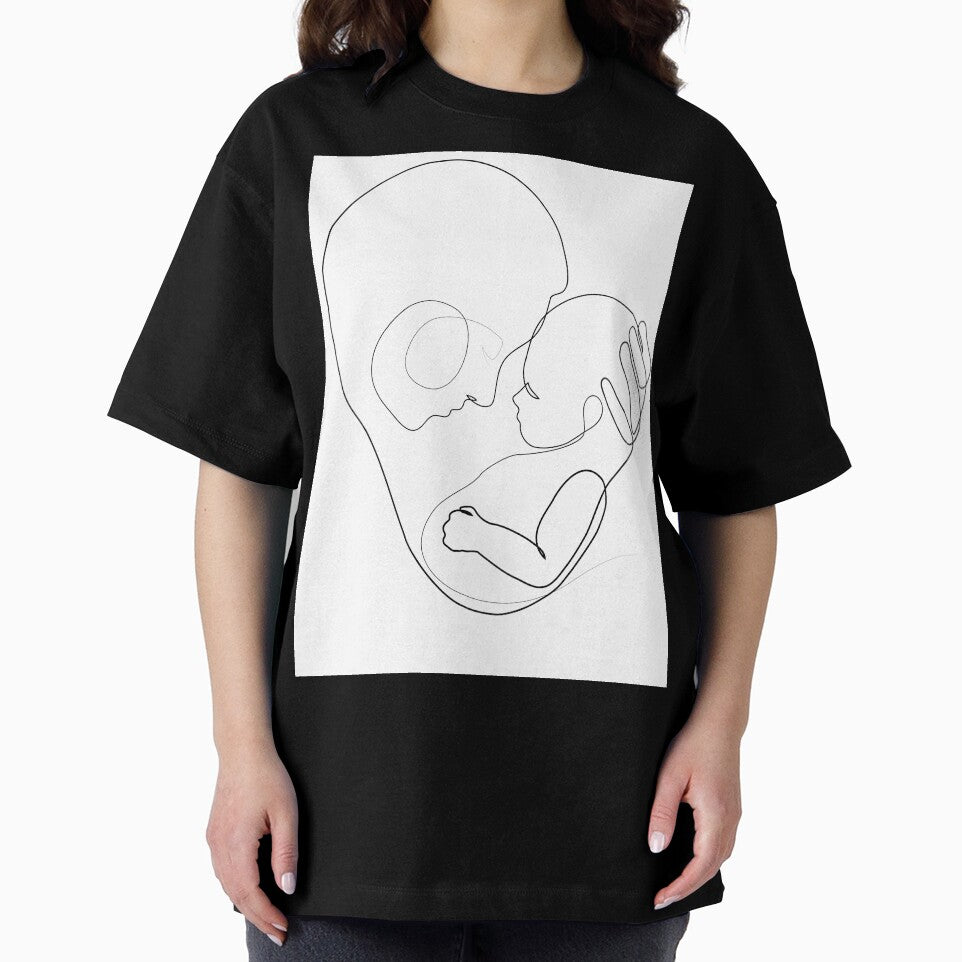 Mother - Minimal line art by InspiRin T-Shirts, Hoodie, Sweatshirt | BlankRebels.com (Image 2)