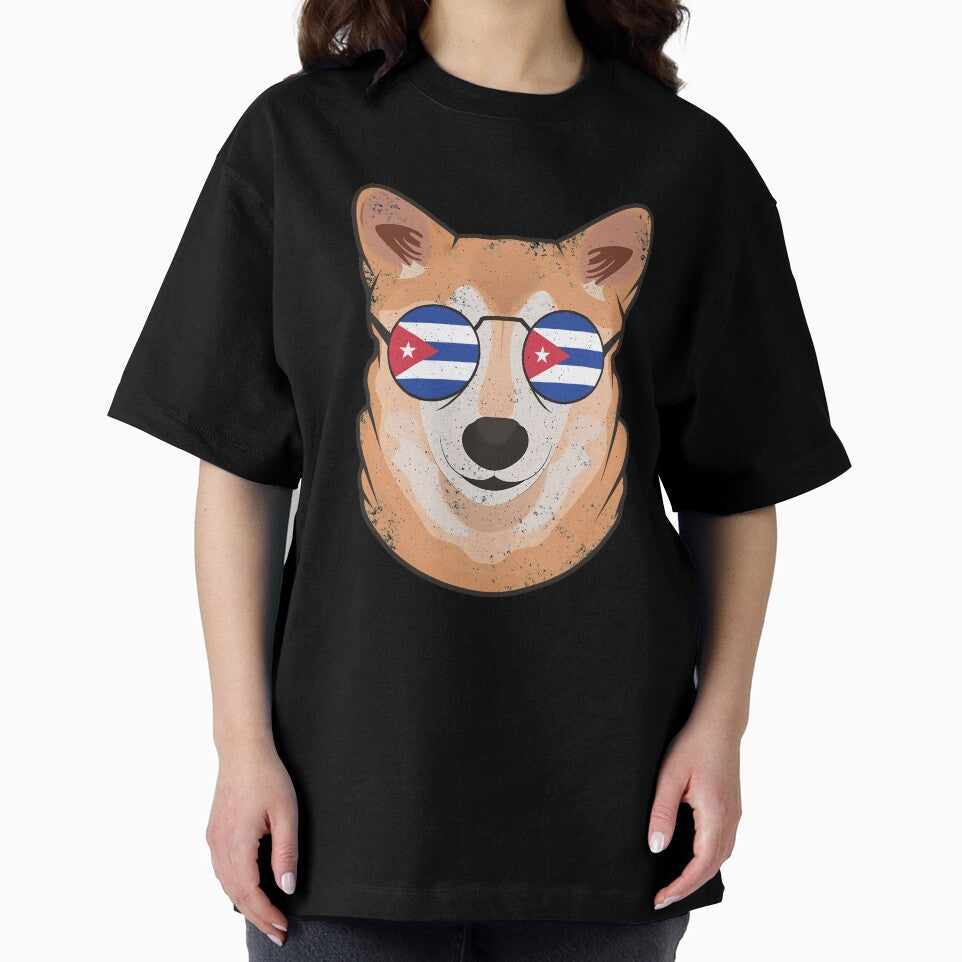 Vintage Patriotic Shiba Inu Cuban Flag by feether-store