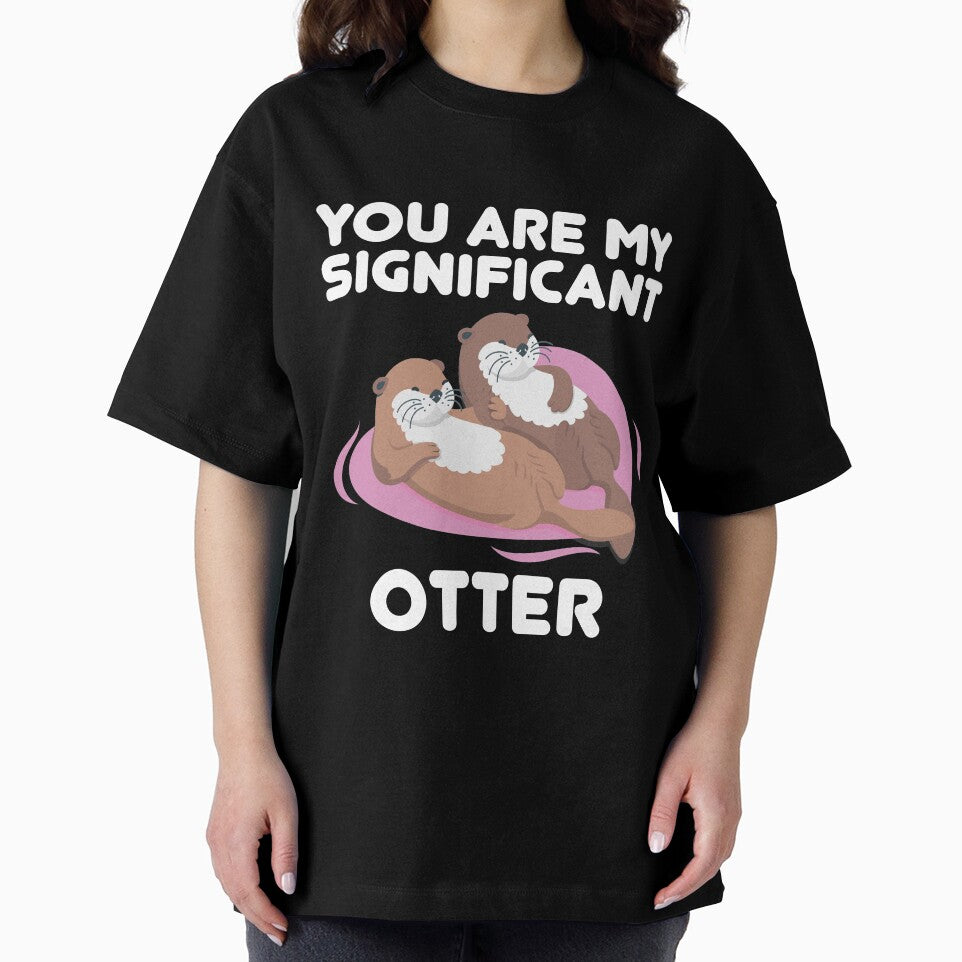 Copy of You are my significant Otter couple swimming while holding hands by KawaiiTees T-Shirts, Hoodie, Sweatshirt (Image 2)