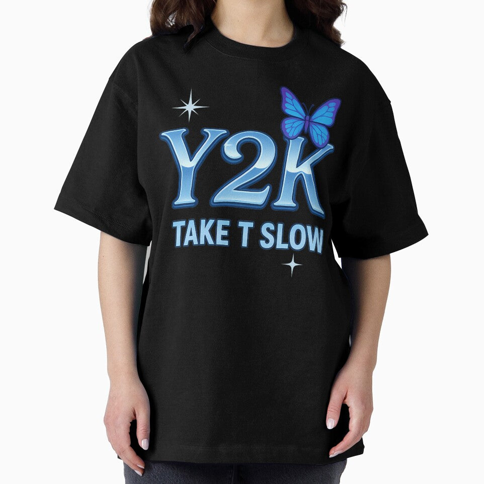 Y2K take t slow by Printsoft T-Shirts, Hoodie, Sweatshirt | BlankRebels.com (Image 2)