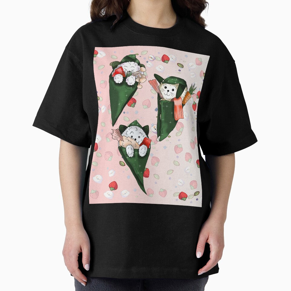 cartoon sushi temaki by CuisineCat