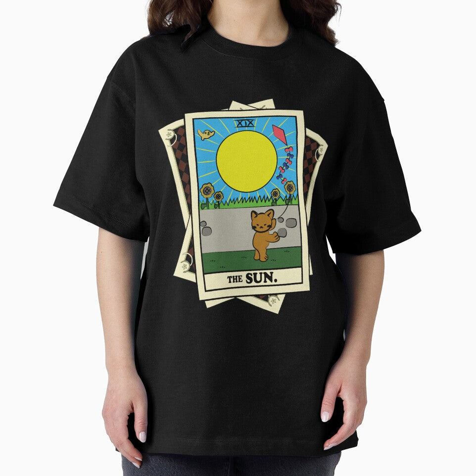 TAROT CARDS DECK | THE SUN. | FORTUNE CAT by FalconLifeStore T-Shirts, Hoodie, Sweatshirt | BlankRebels.com (Image 2)