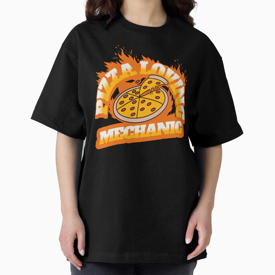 Pizza Loving Mechanic by NuttySqueaky T-Shirts, Hoodie, Sweatshirt | BlankRebels.com (Image 2)