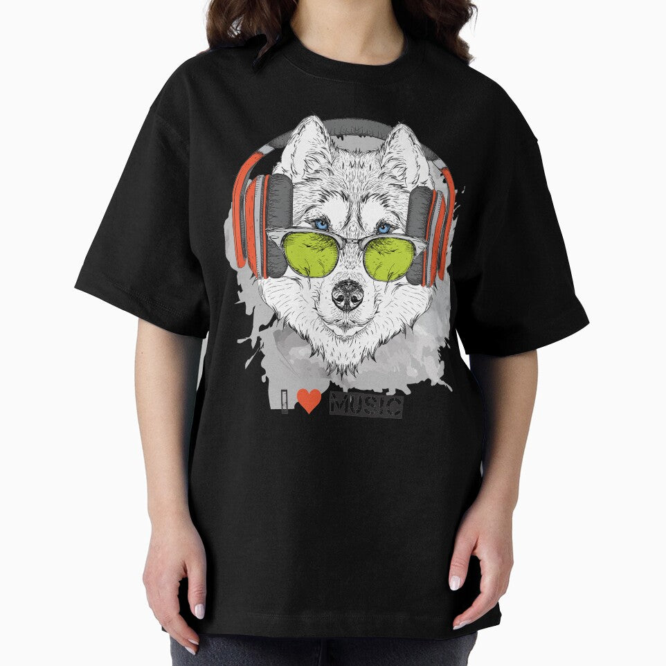 Huskies, I Love Music by jothi-designers T-Shirts, Hoodie, Sweatshirt | BlankRebels.com (Image 2)