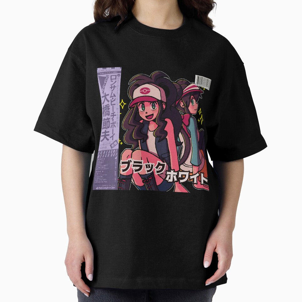 Vaporwave Anime Video Game Hilda Rosa Gen 5 T-Shirts, Hoodie, Sweatshirt
