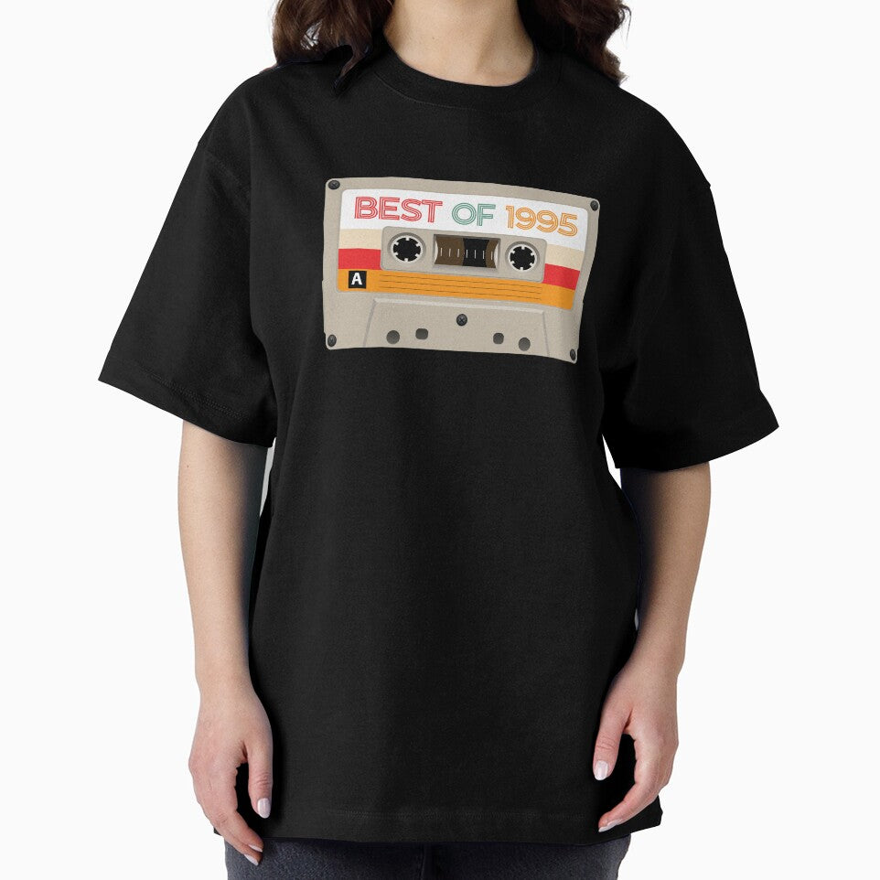 Vintage Cassette Tape Shirt Birthday Gifts Retro Present Best of 1995 by Orange Pieces Hoodie, Sweatshirt (Image 2)