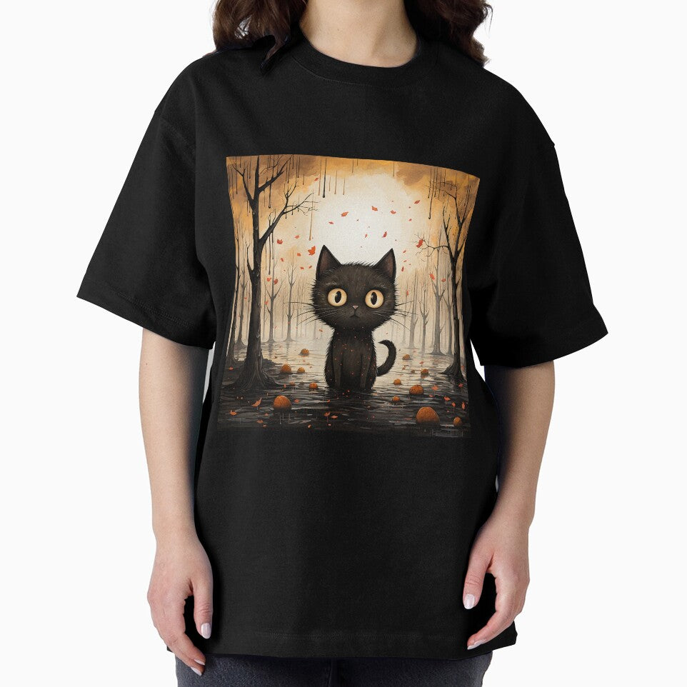 Halloween Black cat by SameeraDammeyer T-Shirts, Hoodie, Sweatshirt | BlankRebels.com (Image 2)