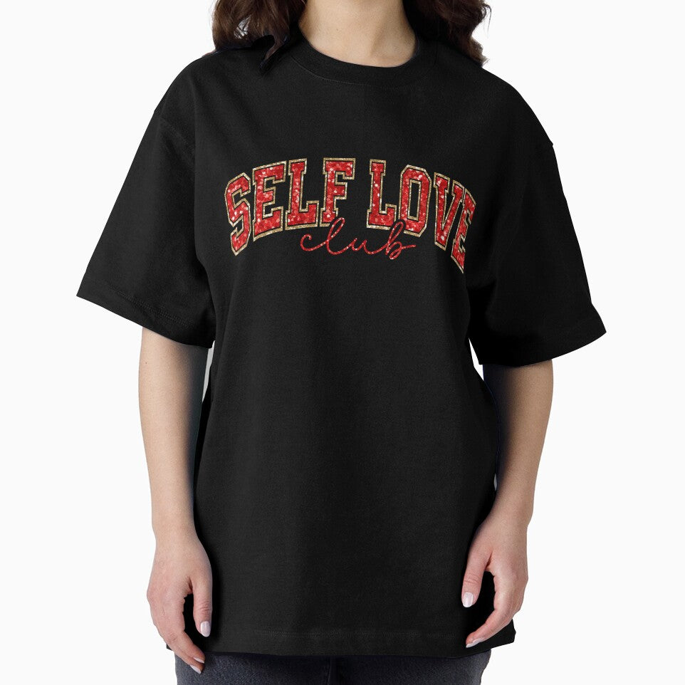 Self Love Club, Retro Valentines Day, Valentine Quote, Trendy Valentine by GROOVY SOUL T-Shirts, Hoodie, Sweatshirt (Image 2)