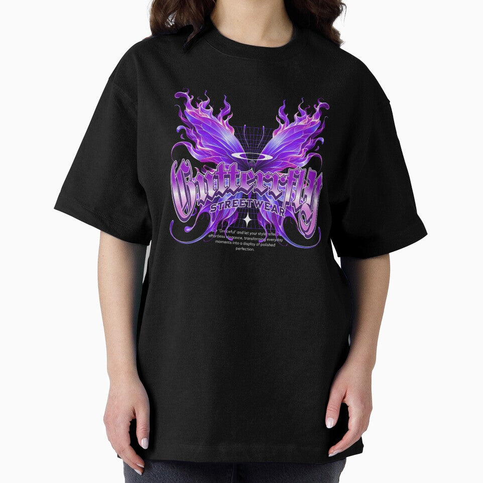 Butterfly Y2K Streetwear by Pixel & Petal T-Shirts, Hoodie, Sweatshirt | BlankRebels.com (Image 2)