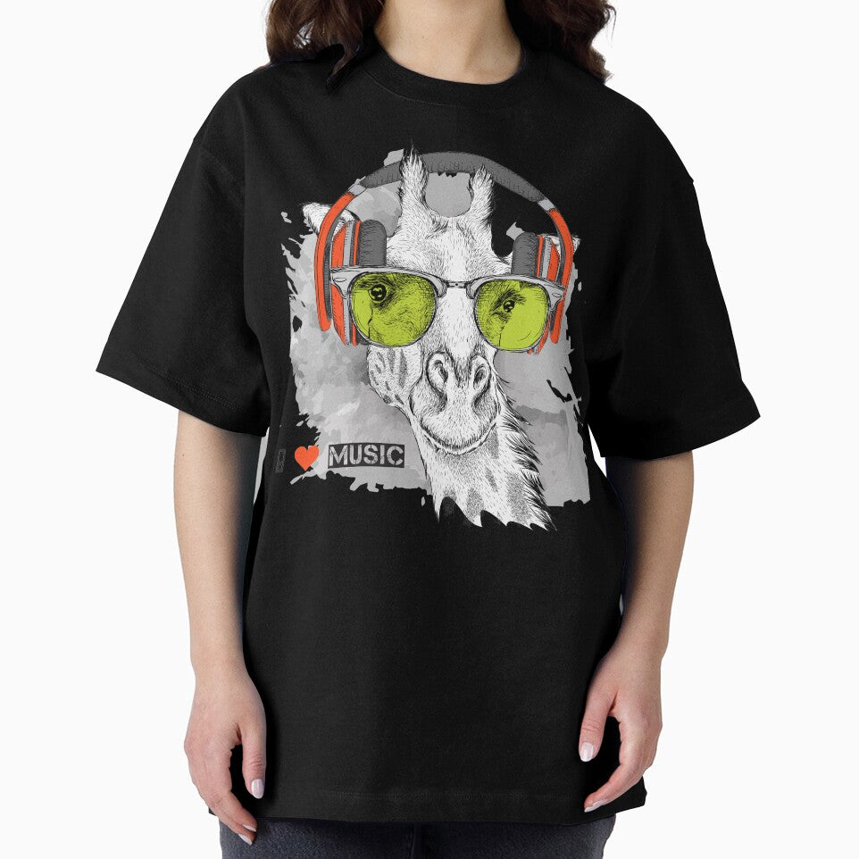Giraffe I Love Music T-Shirts, Hoodie, Sweatshirt