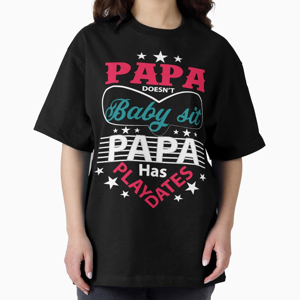 Papa Doesn't Baby Sit Unique Fathers Day Shirt Gift by q4success Hoodie, Sweatshirt | BlankRebels.com (Image 2)