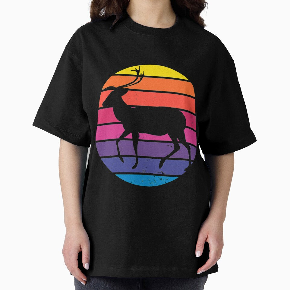 Retro Wildlife Deer T-ShirtRetro Wildlife Deer by BeneDict2009 T-Shirts, Hoodie, Sweatshirt | BlankRebels.com (Image 2)