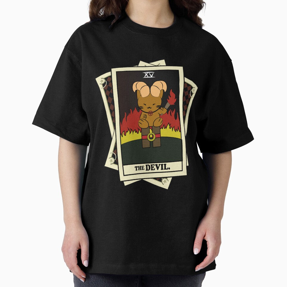 TAROT CARDS DECK | THE DEVIL. | FORTUNE CAT by FalconLifeStore T-Shirts, Hoodie, Sweatshirt | BlankRebels.com (Image 2)