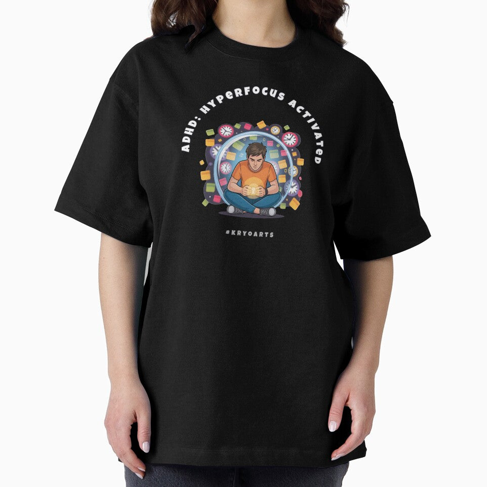 ADHD Hyperfocus Activated | Neurodivergent Focus Bubble Art by kryoarts T-Shirts, Hoodie, Sweatshirt (Image 2)