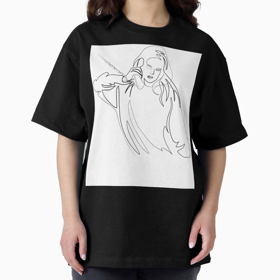 Phone call - Minimal line art by InspiRin T-Shirts, Hoodie, Sweatshirt | BlankRebels.com (Image 2)