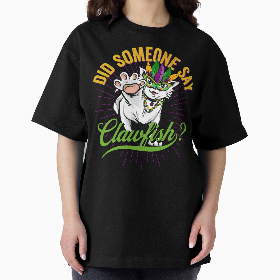 Mardi Gras cat lovers clawfish outfit for women 2023. Funny Crawfish hoodie & did someone say crawfish by Barb  Hamilton ⭐⭐⭐⭐⭐