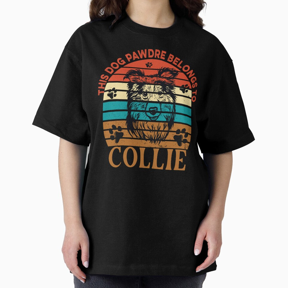 Dog Pawdre Dad Collie Owner Vintage by Cuddlythopia T-Shirts, Hoodie, Sweatshirt | BlankRebels.com (Image 2)