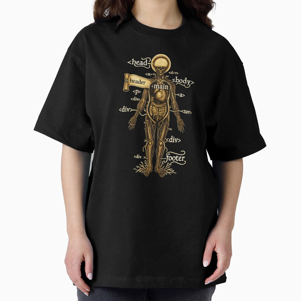 HTML Anatomy by Dakson Design - Fantasy Art T-Shirts, Hoodie, Sweatshirt | BlankRebels.com (Image 2)