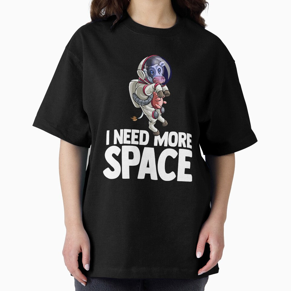 I Need More Space Astronaut Cow Outserspace Science Geek by Bendthetrend T-Shirts, Hoodie, Sweatshirt (Image 2)