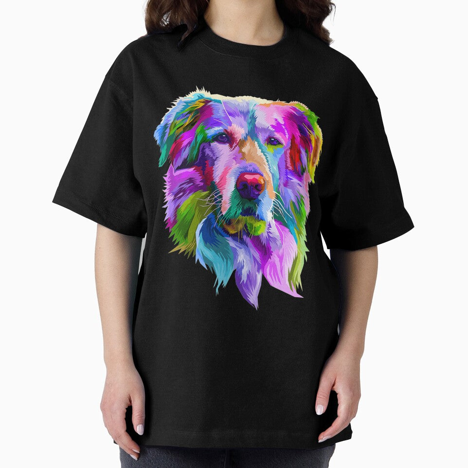 Colorful Golden Retriever Men_s Best Friend, Cool Dog Lover by NiceStore095 T-Shirts, Hoodie, Sweatshirt (Image 2)